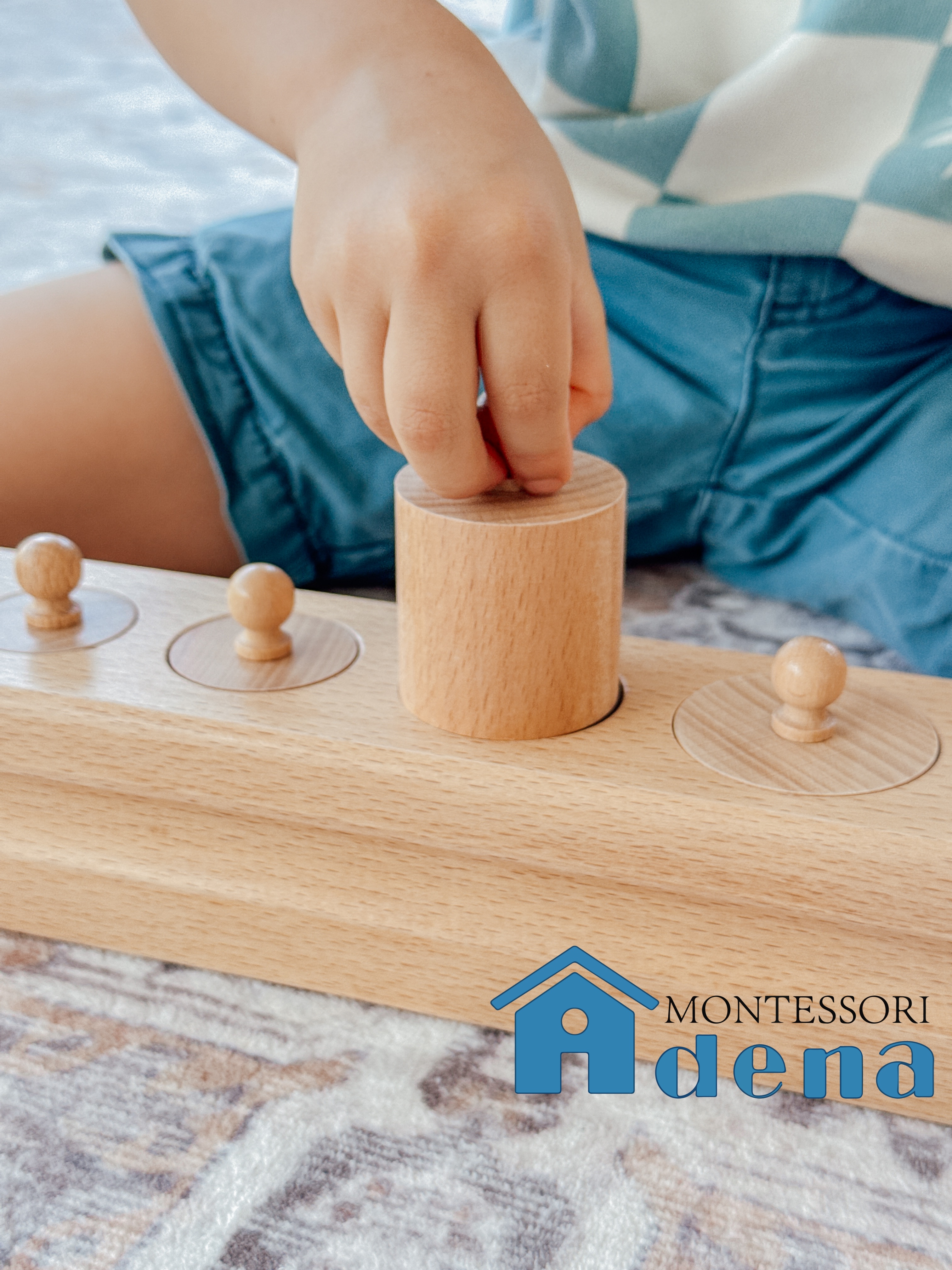 Montessori Knobbed Cylinders | Professional Sensory Early Learning Toy