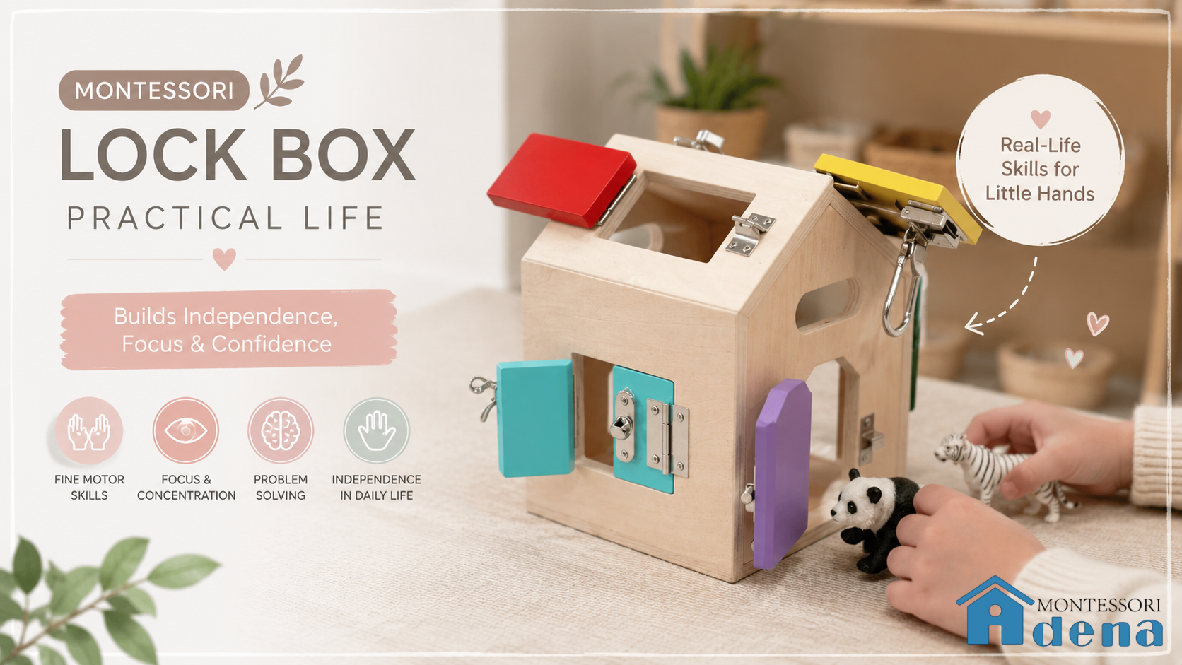 Montessori Lock Box: Benefits for Practical Life, Fine Motor Skills & Independent Learning